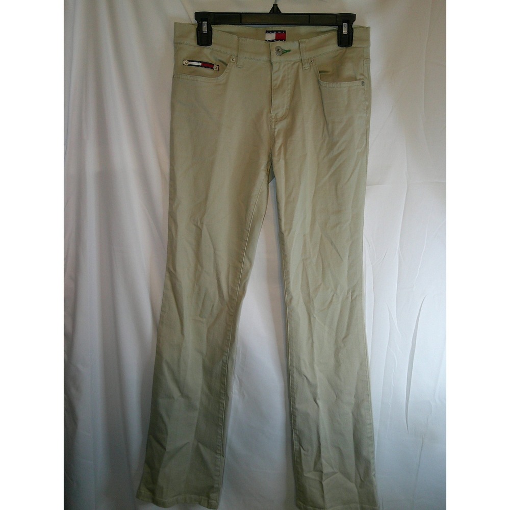 Tommy Jeans Khaki Pants Bootcut Low Rise Casual Women's Size 5